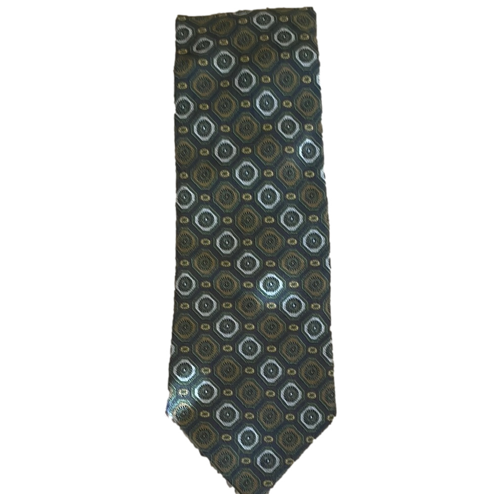 Express Geometric Silk Tie